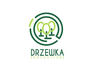 Projekt logo dla firmy ekologiczne drzewka | Projektowanie logo